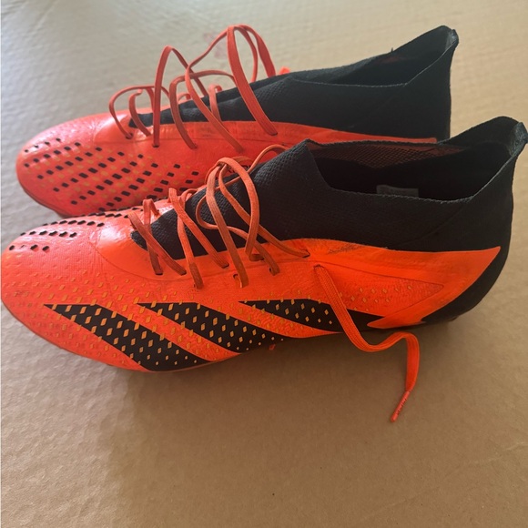Adidas Predator Accuracy.1 Artificial Grass (Orange/Black) Size Men’s 11 - Picture 1 of 7